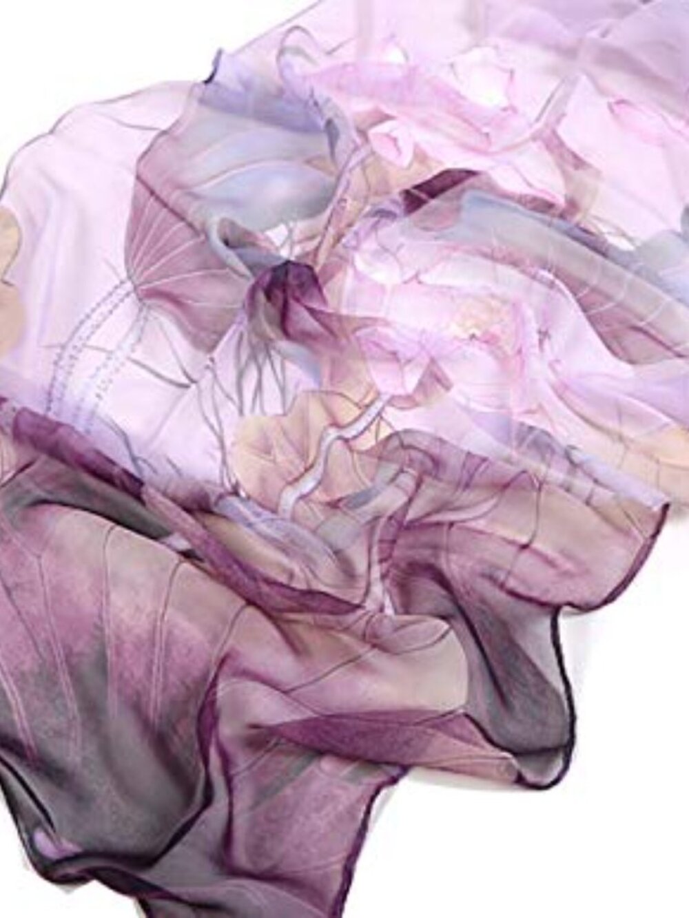 Lightweight Floral Print Fashion Scarf Shawl Wrap Women - Picture 5 of 6